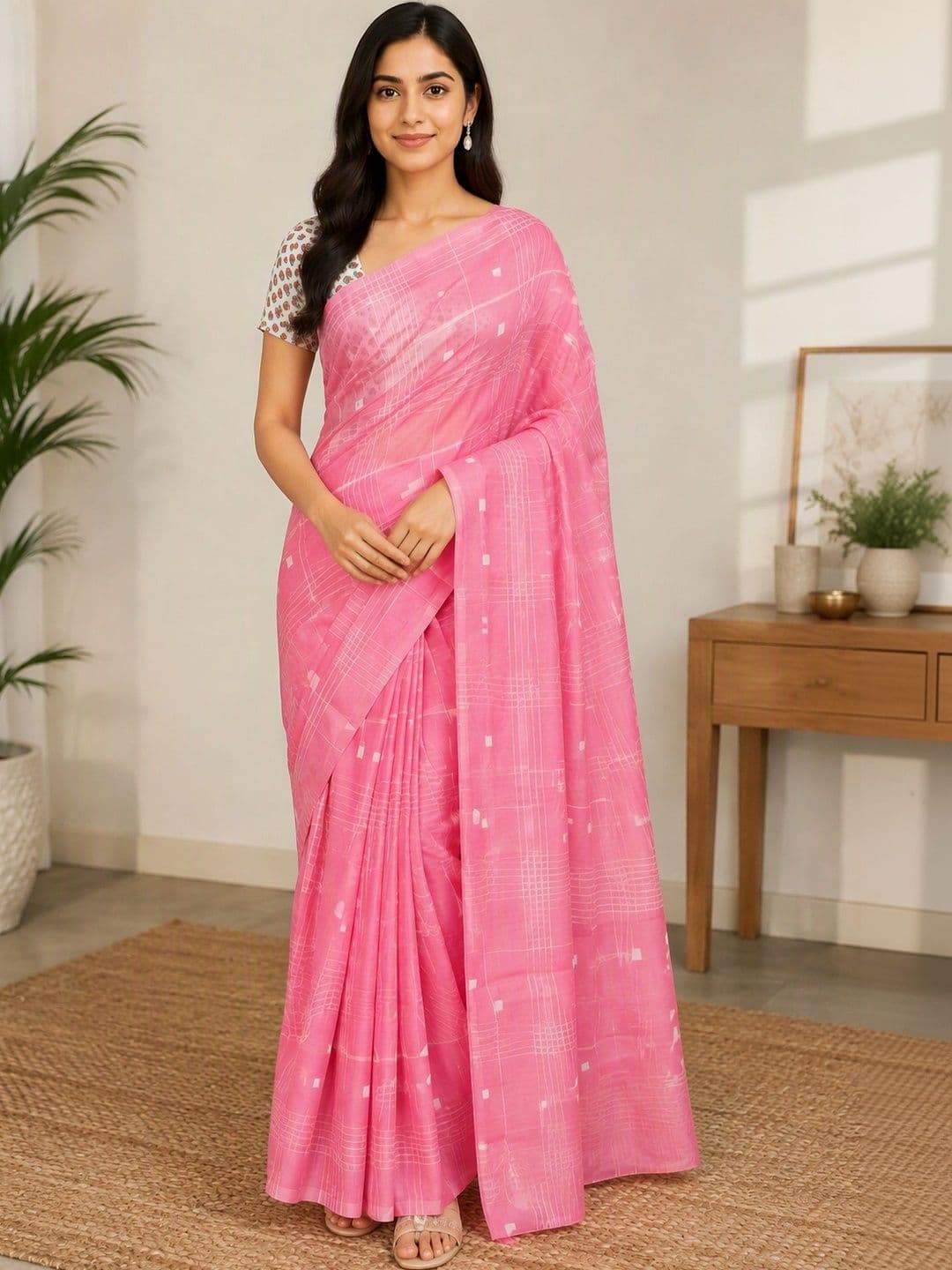 Saatika Women Chanderi Saree - view 1