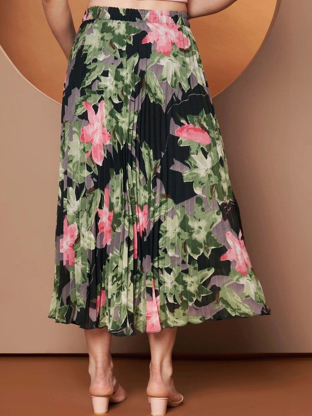 CORSICA Women Floral Tropical Midi Flared Skirt thumbnail 2