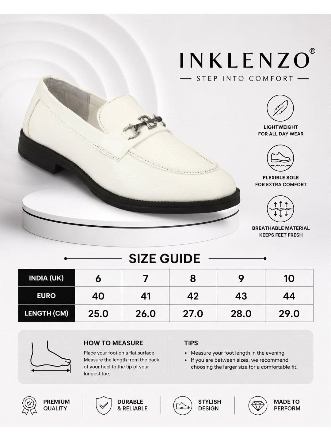INKLENZO Men Textured Round Toe Formal Loafers thumbnail 3