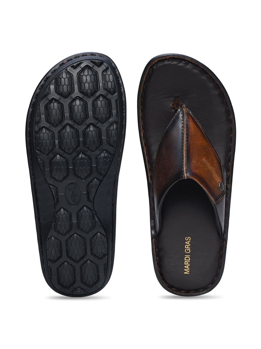 Mardi Gras Men Thong Flip-Flops thumbnail 2