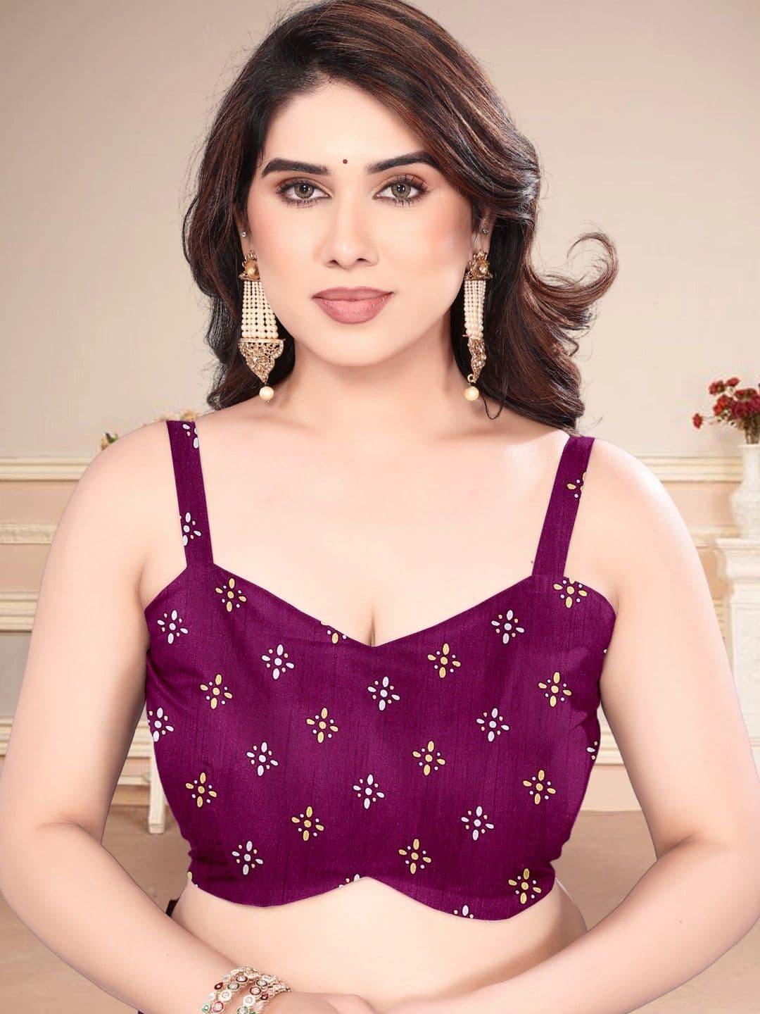BOLOKA Batik Zari Poly Georgette Designer Saree thumbnail 4