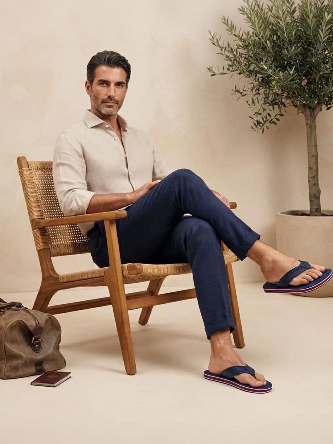 BERSACHE Men Thong Flip-Flops thumbnail 7