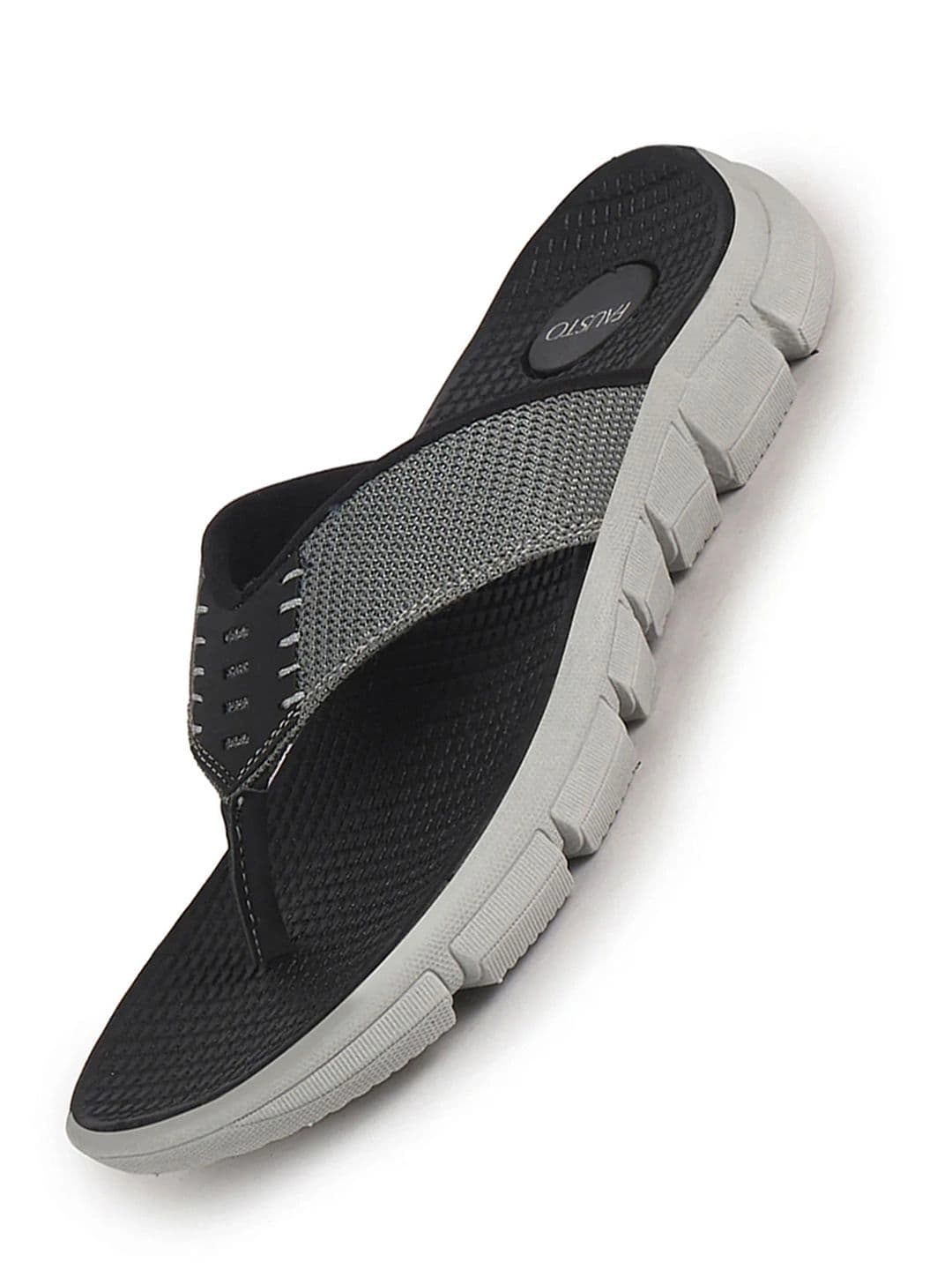 FAUSTO Men Colourblocked Thong Flip-Flops - view 1
