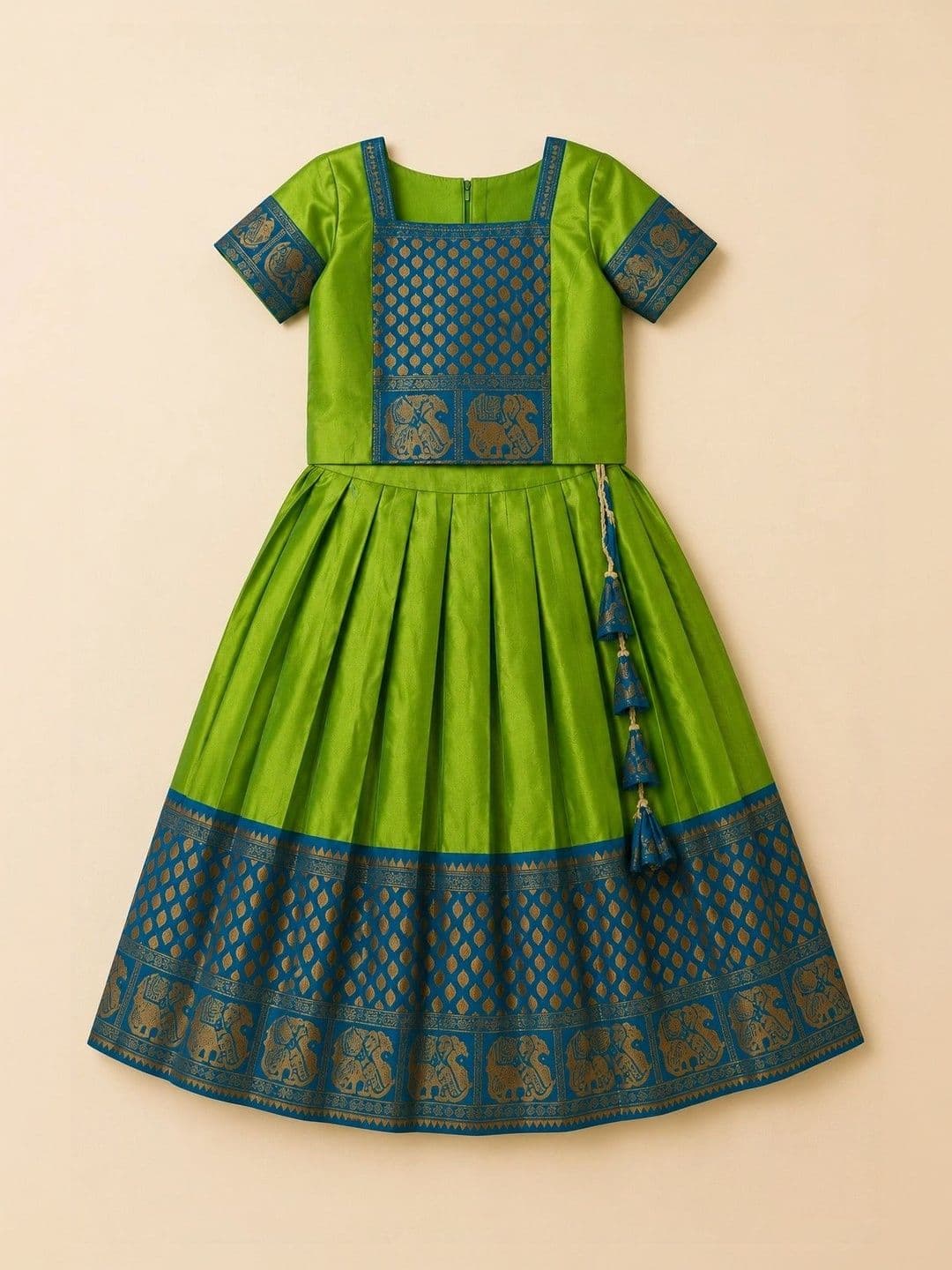 Poppy & Munchkin Girls Ready to Wear Lehenga thumbnail 2