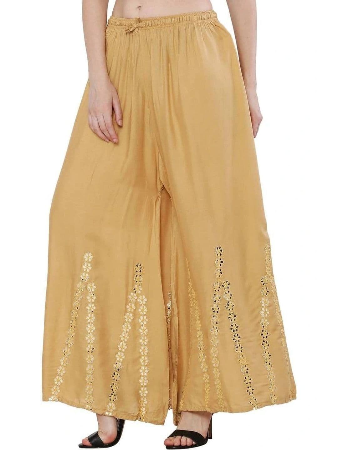 Meyara Women Embellished Knitted Ethnic Palazzos thumbnail 6