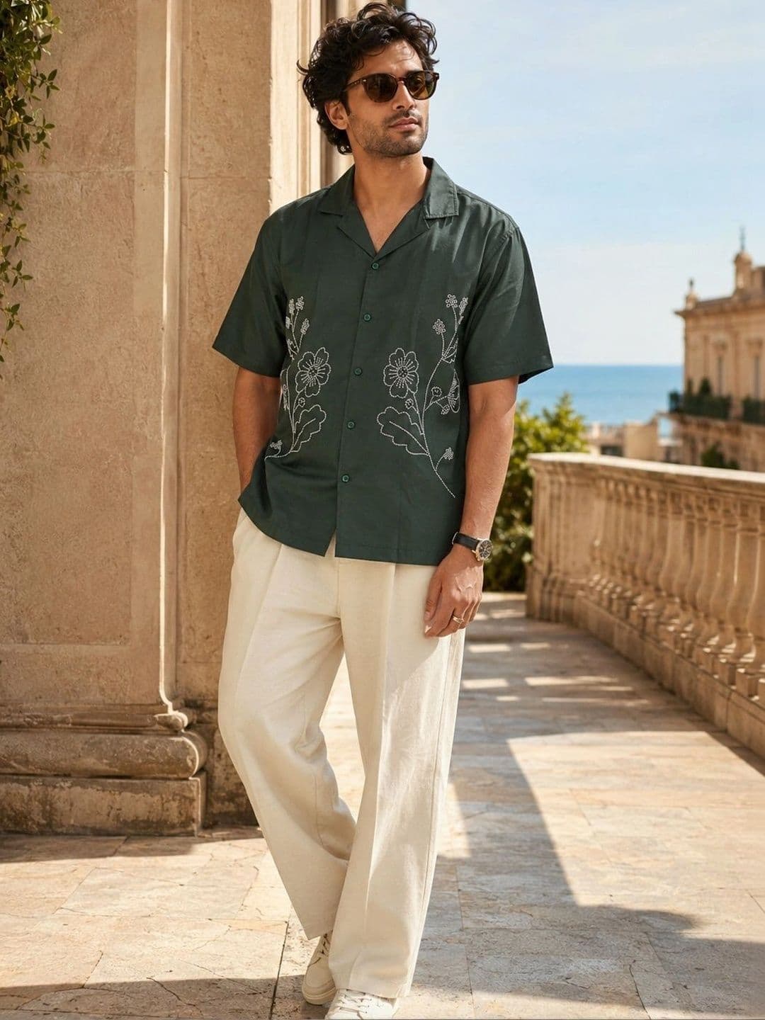 Threadsky Men Classic Floral Printed Casual Shirt - view 1