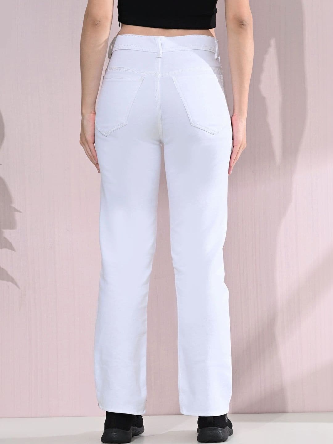 Mast & Harbour Women Classic Regular Fit Mid-Rise Stretchable Jeans thumbnail 6