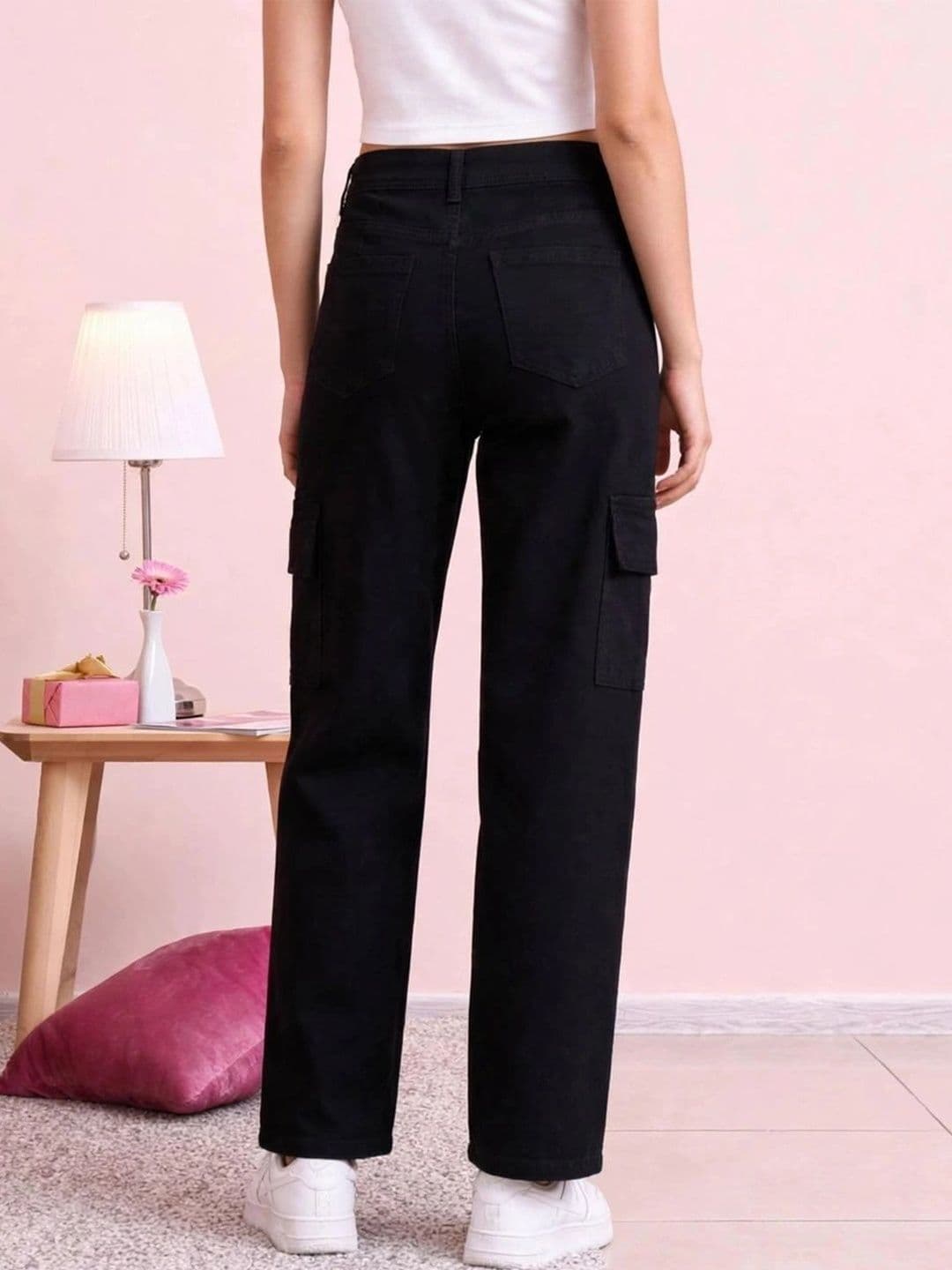 DressBerry Women Classic Relaxed Fit Mid-Rise Stretchable Jeans thumbnail 5