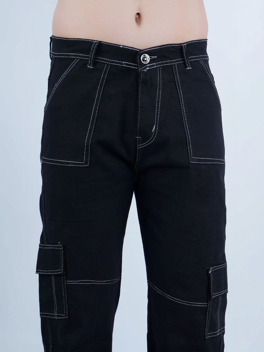 Metronaut Men Classic Relaxed Fit Mid-Rise Stretchable Jeans thumbnail 5