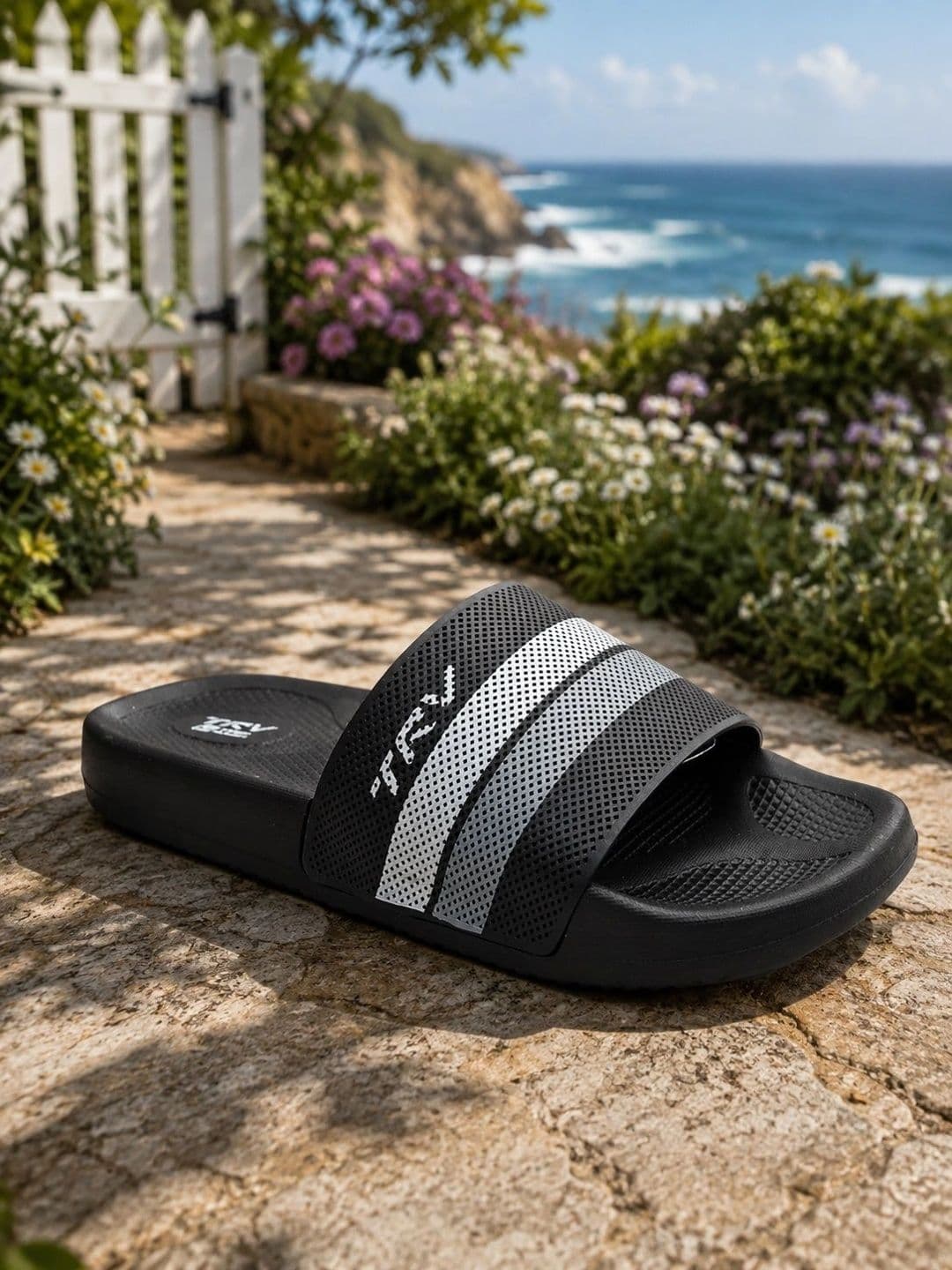 TRV Men Striped Sliders thumbnail 6