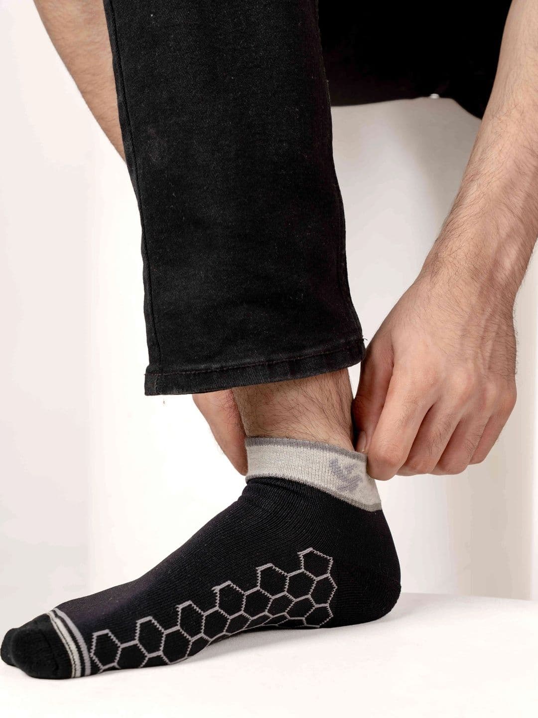 Verosmart Men Patterned Above Ankle Socks thumbnail 2