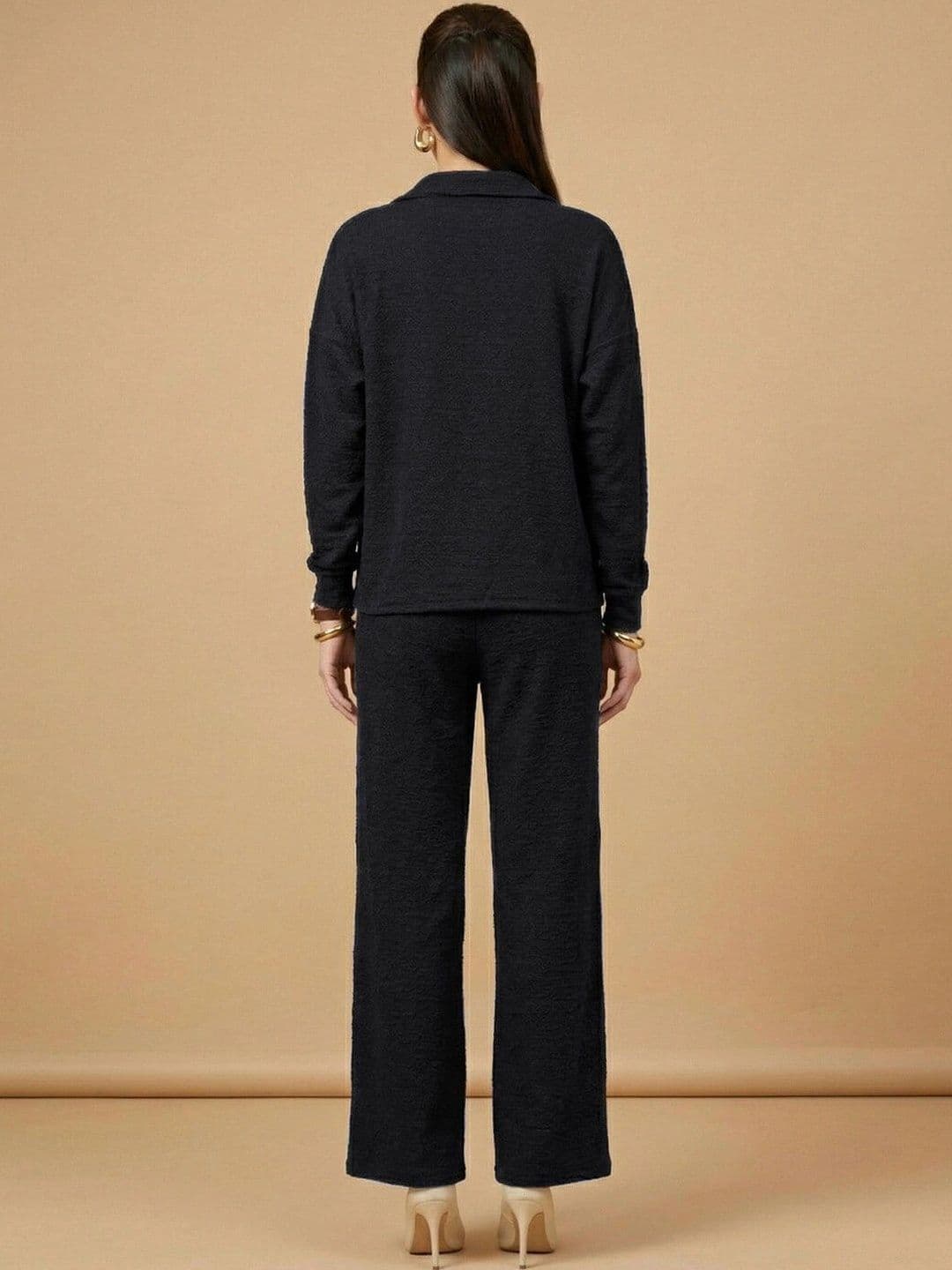 Chemistry Knitted Solid Top with Trousers thumbnail 7