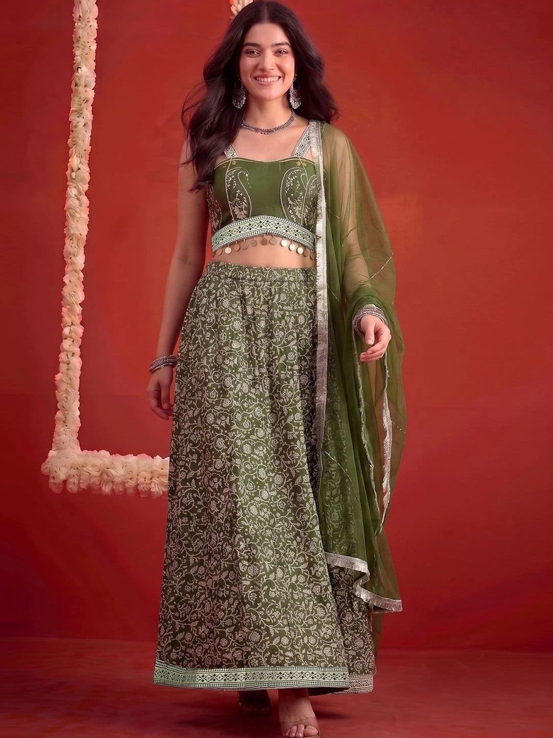 Anouk Ready to Wear Lehenga & Blouse With Dupatta - view 1