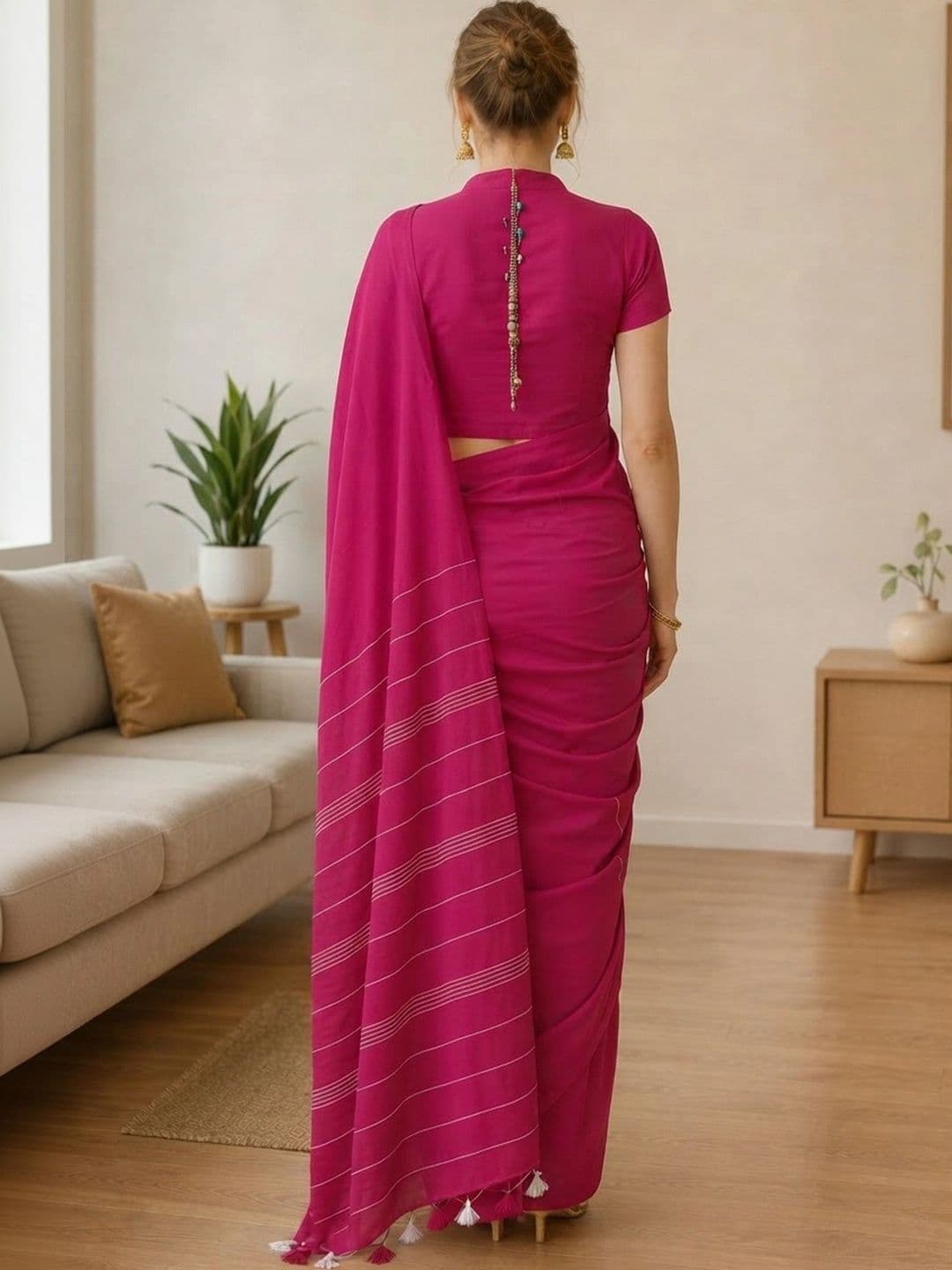 Saatika Khadi Saree thumbnail 2