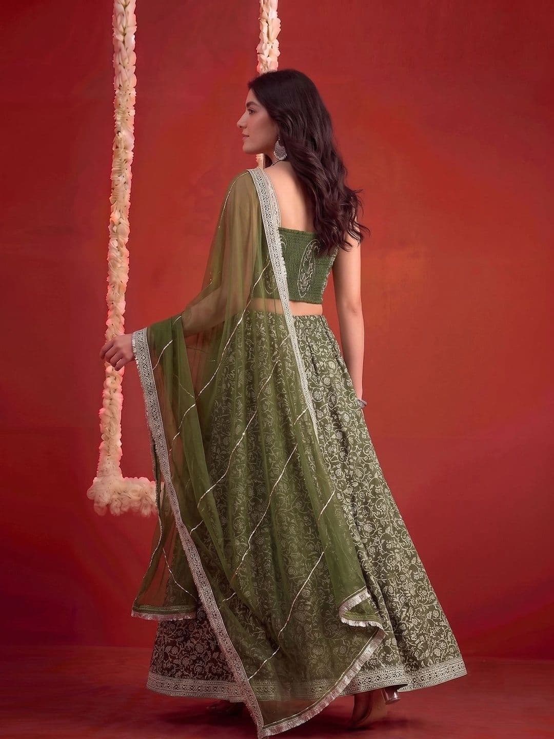 Anouk Ready to Wear Lehenga & Blouse With Dupatta thumbnail 5