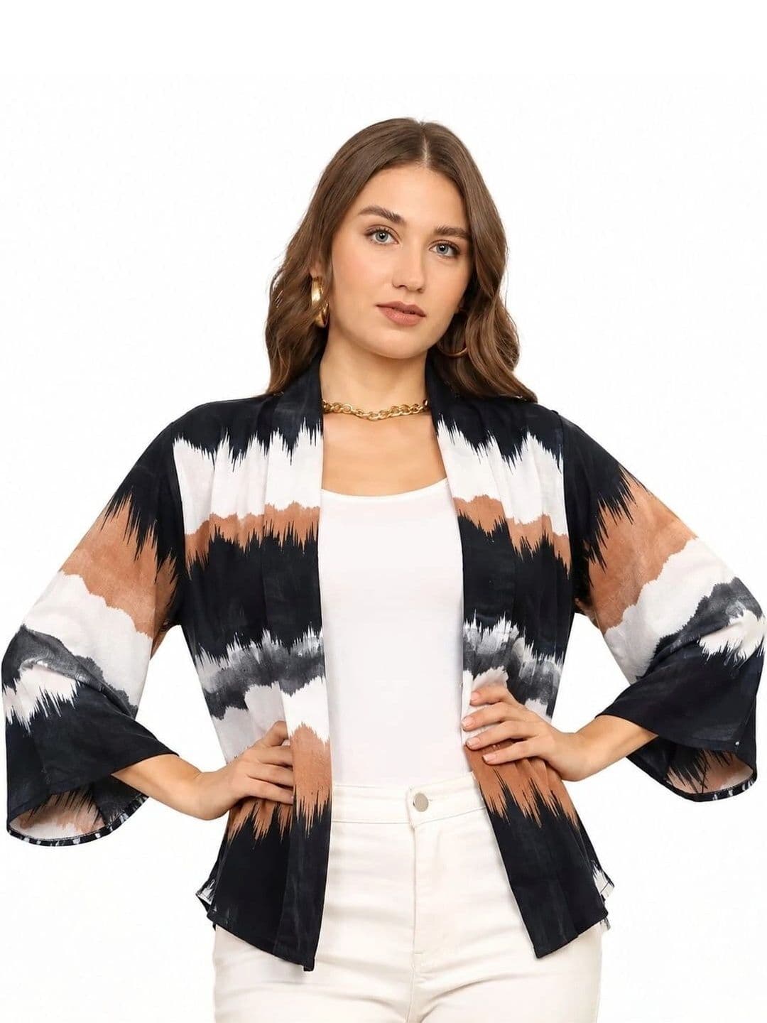 DearDean Women Printed Shrug thumbnail 5