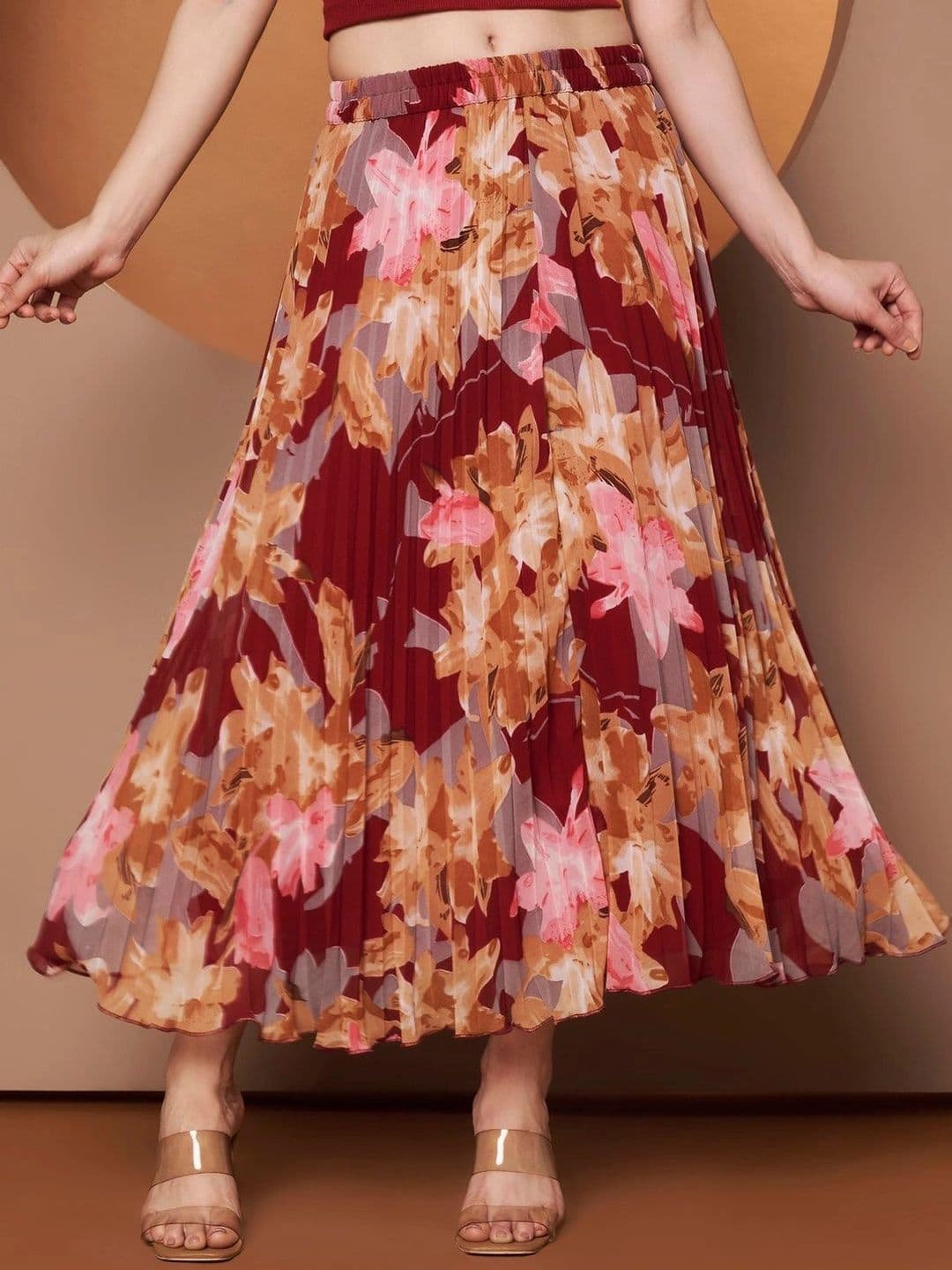CORSICA Women Floral Midi Flared Skirt - view 1