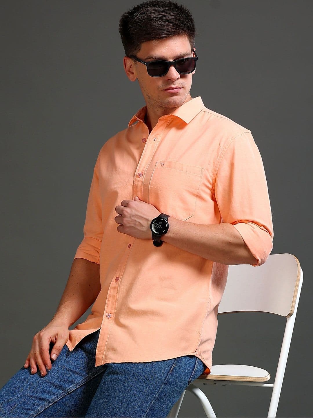 TOM MACKLER Men Classic Slim Fit Casual Shirt - view 1