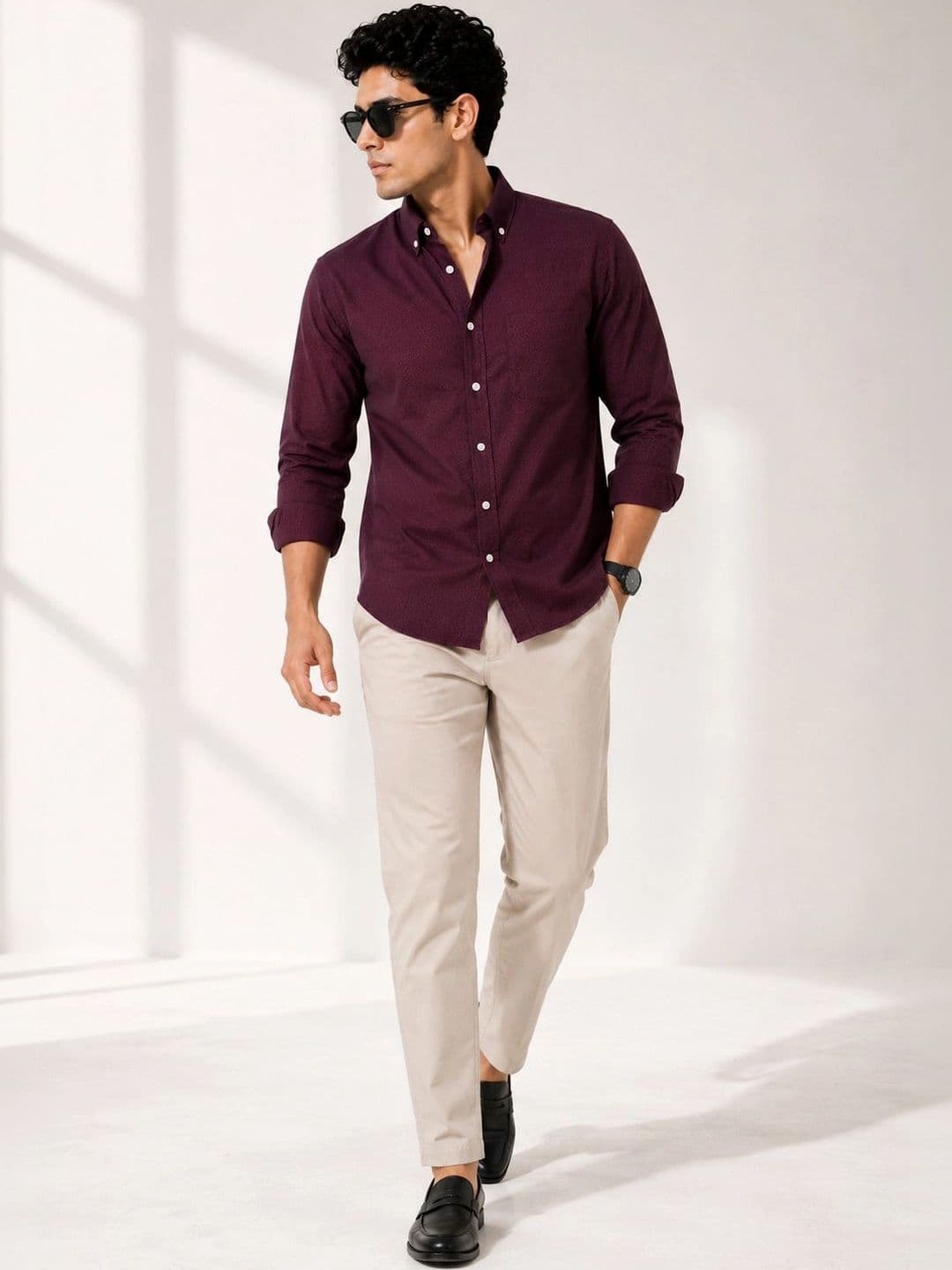 Mast & Harbour Men Classic Casual Shirt thumbnail 3