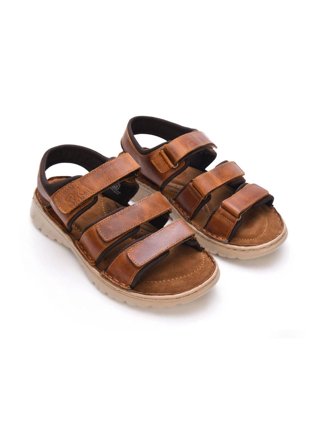 Mardi Gras Men Leather Comfort Sandals thumbnail 6
