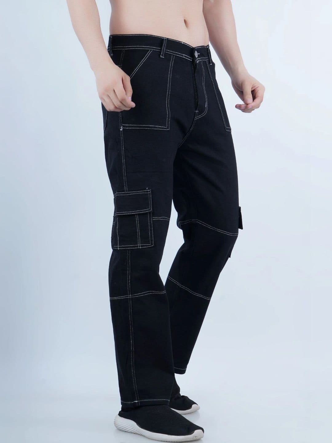 Metronaut Men Classic Relaxed Fit Mid-Rise Stretchable Jeans thumbnail 2