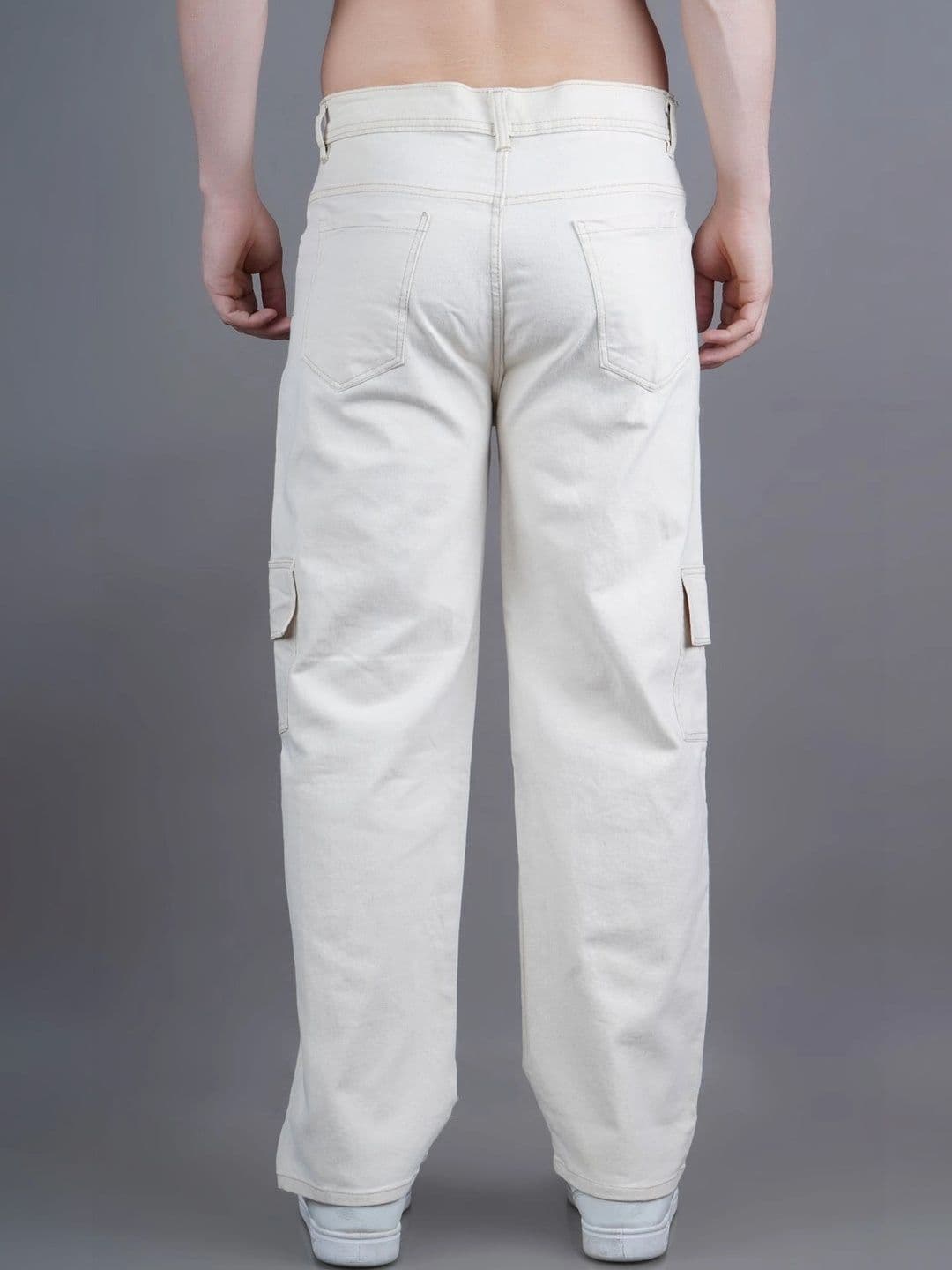 HERE&NOW Men Classic Relaxed Fit Mid-Rise Stretchable Jeans thumbnail 3