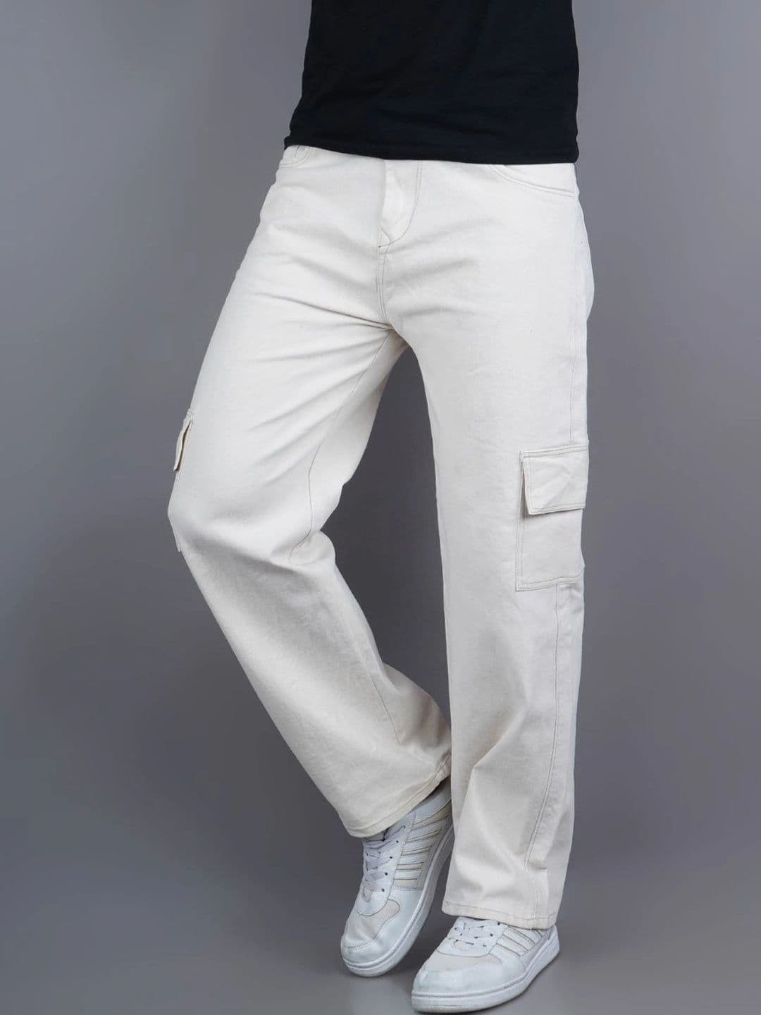 R.Code by The Roadster Life Co. Men Classic Relaxed Fit Mid-Rise Stretchable Jeans - view 1