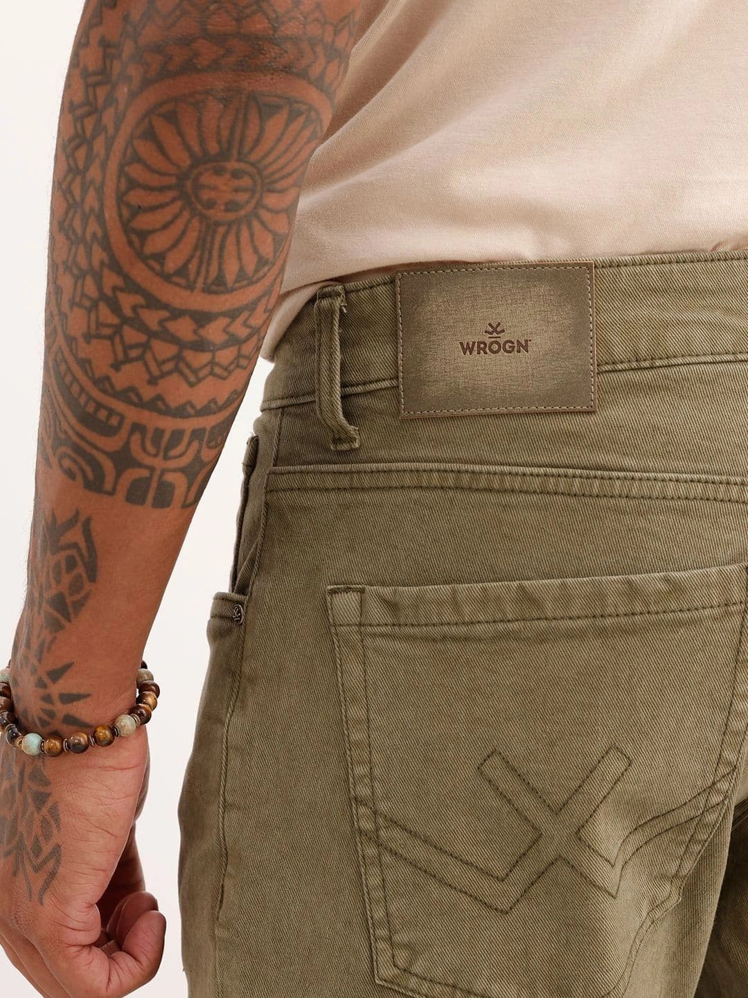 WROGN Men Slim Fit Mid-Rise Stretchable Jeans thumbnail 2