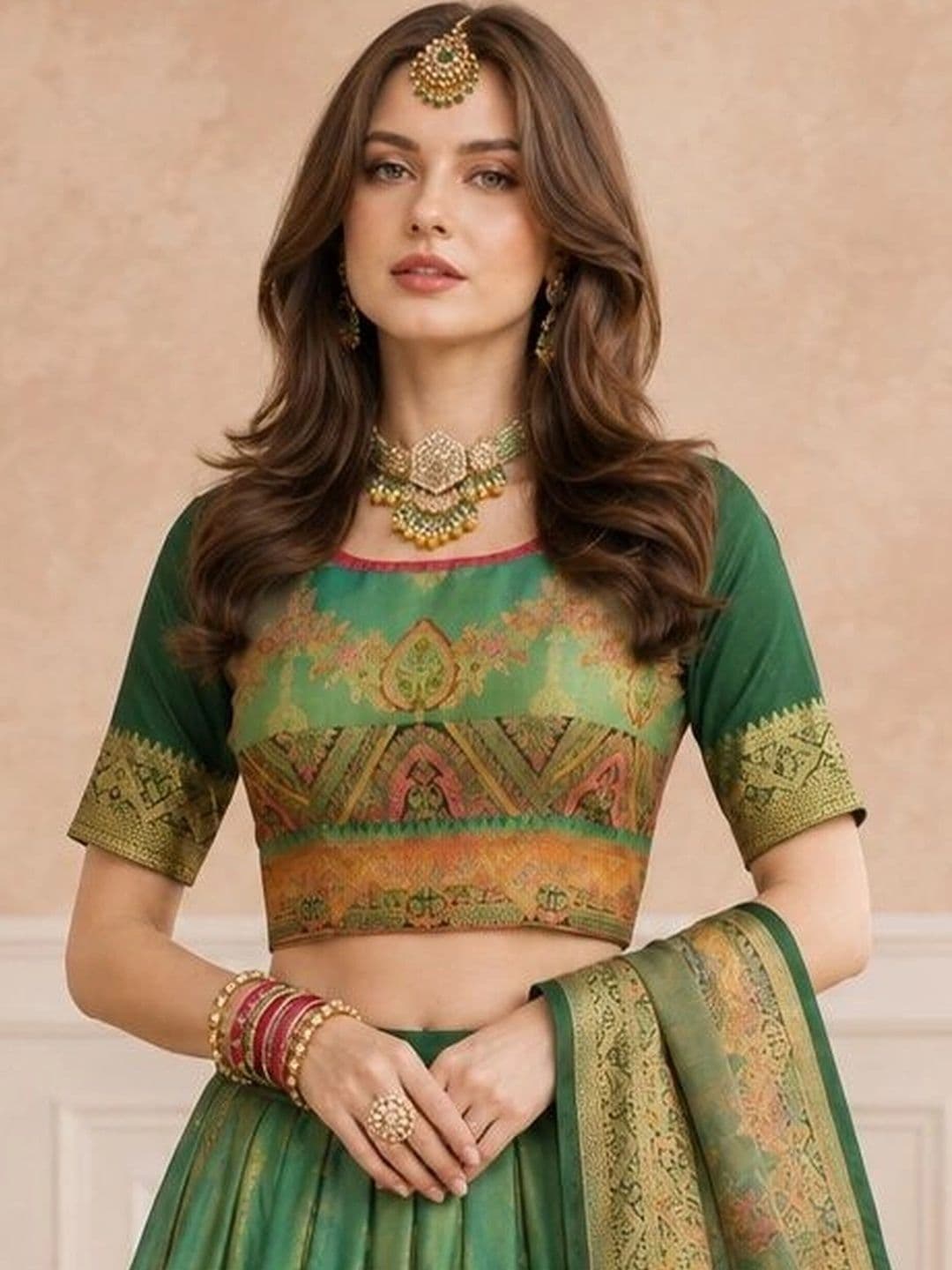 all about you Paisley Zari Silk Cotton Fusion Saree thumbnail 5