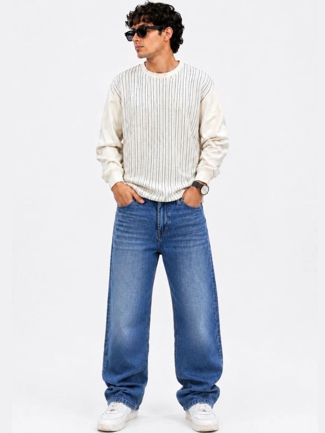 MQ Denim Men Straight Fit Mid-Rise Light Fade Jeans thumbnail 4