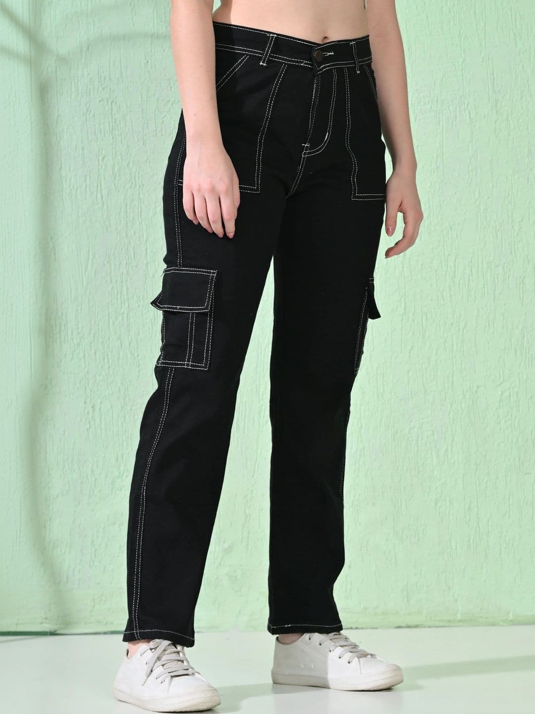 Mast & Harbour Women Classic Regular Fit Mid-Rise Stretchable Jeans - view 1