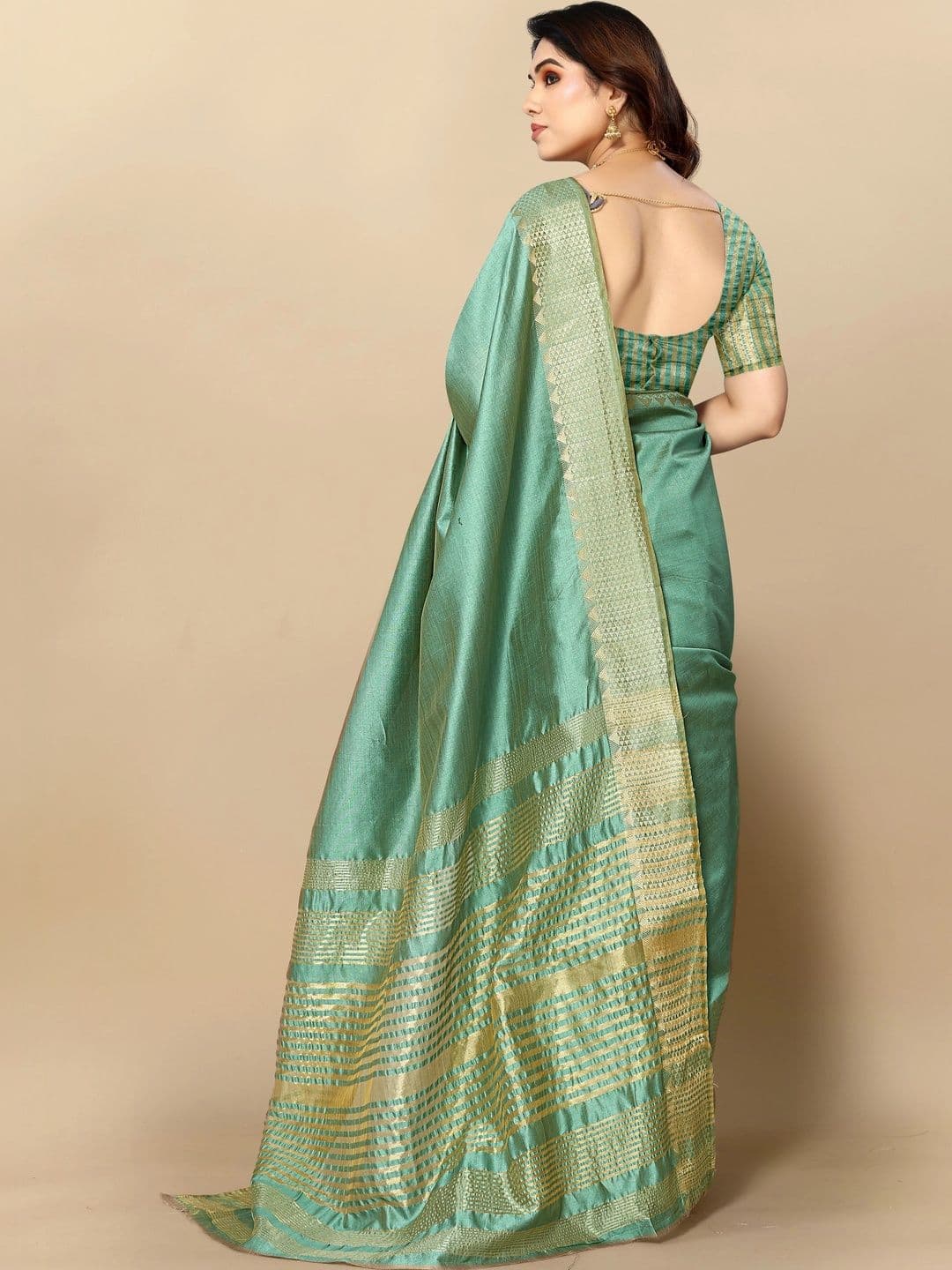 Sangria Zari Designer Kota Saree thumbnail 4