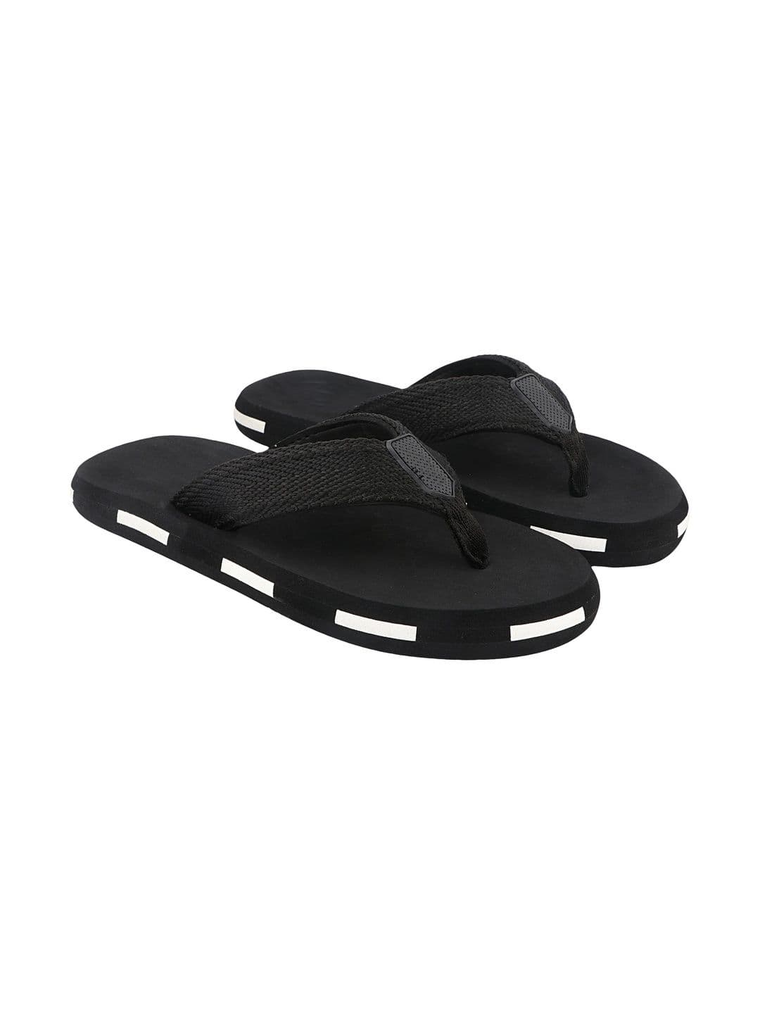 Roadster Men Striped Rubber Thong Flip-Flops thumbnail 5