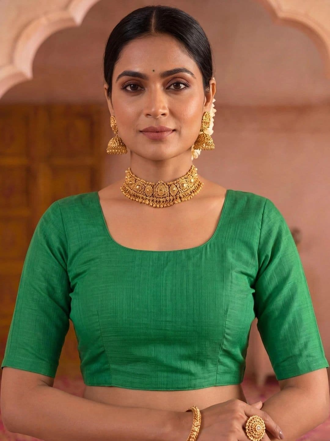 SAMANTHA Leheriya Poly Georgette Leheriya Saree thumbnail 6