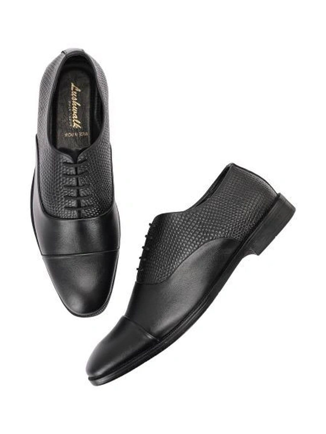 Lushwalk Men Leather Pointed-Toe Formal Shoes thumbnail 4