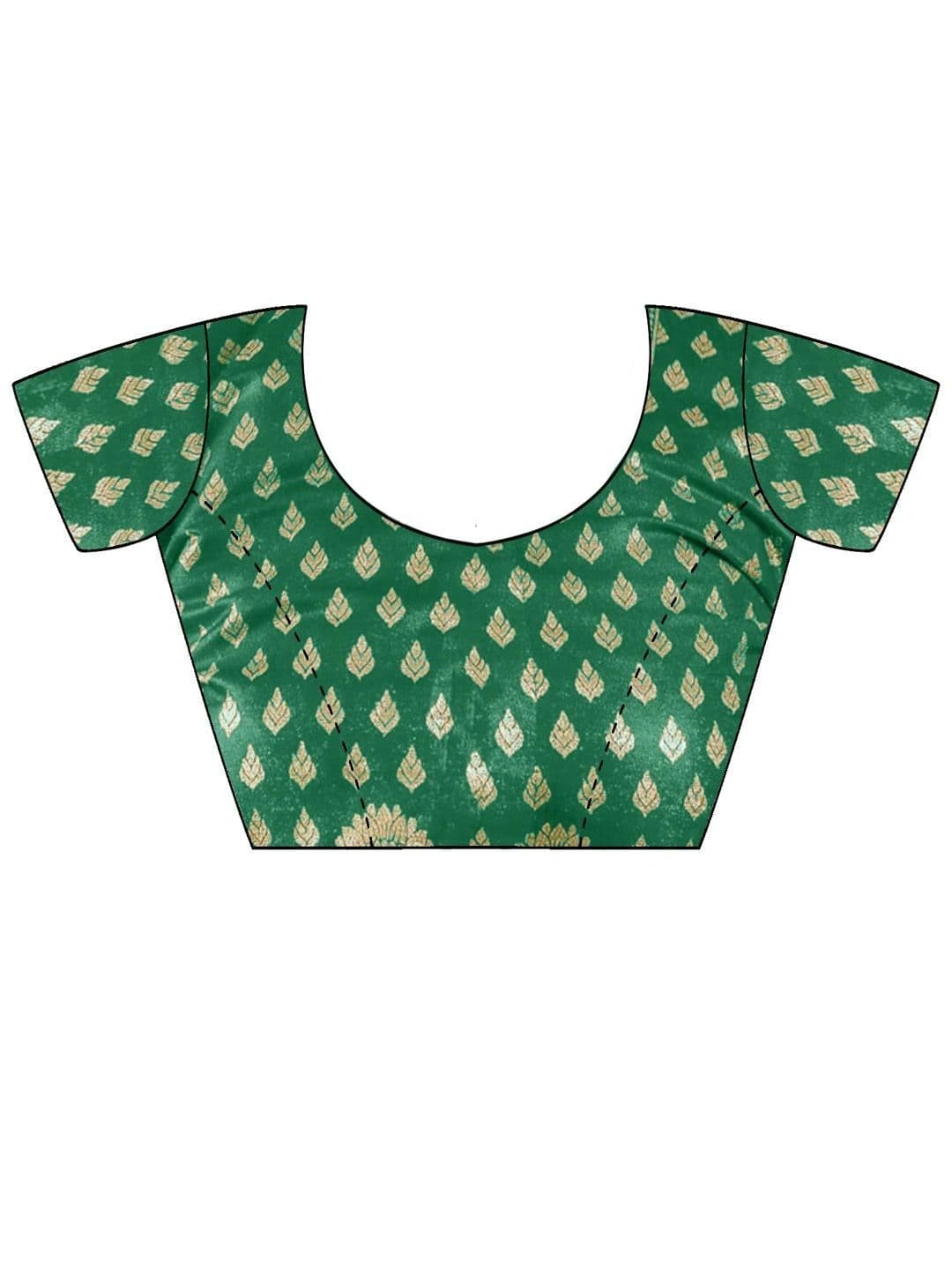 Sangria Tie and Dye Silk Blend Designer Block Print Saree thumbnail 5