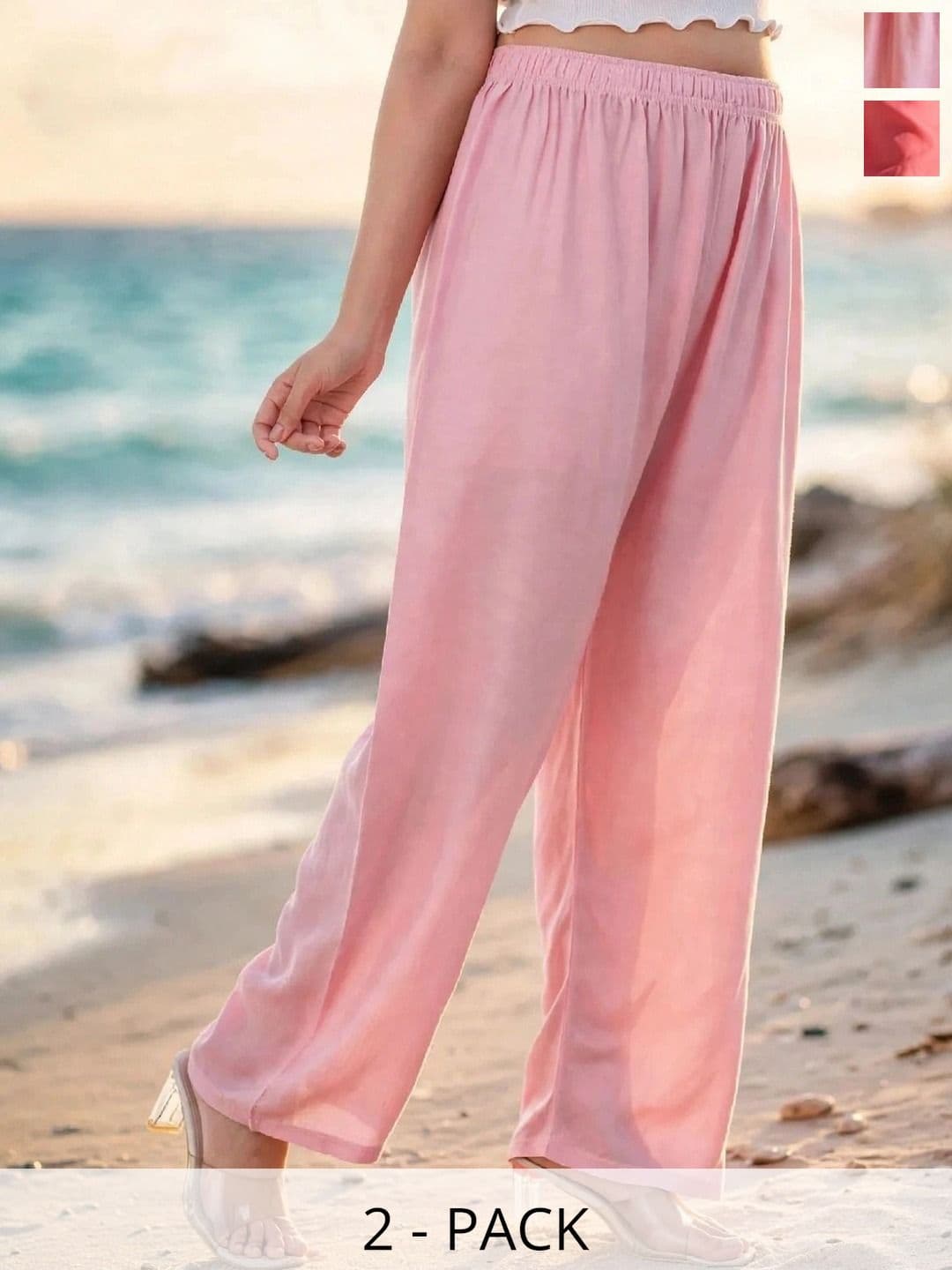 MICHAEL KOVLIN Women 2 Knitted Palazzos - view 1