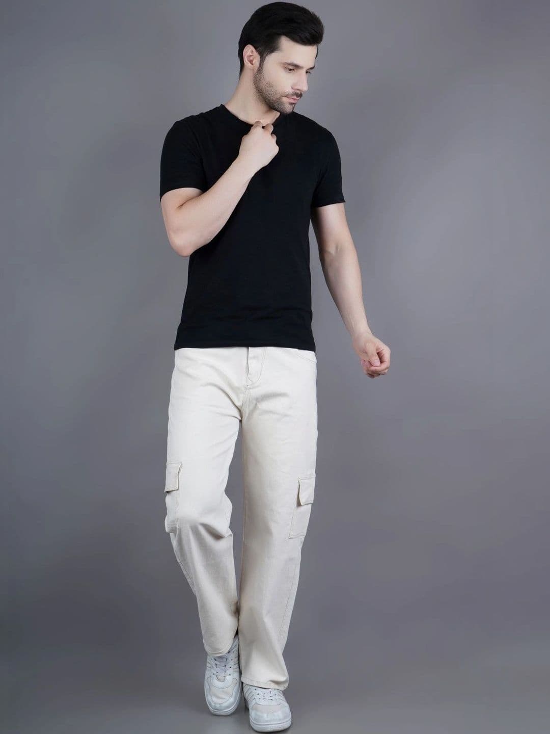 Metronaut Men Classic Relaxed Fit Mid-Rise Stretchable Jeans thumbnail 4