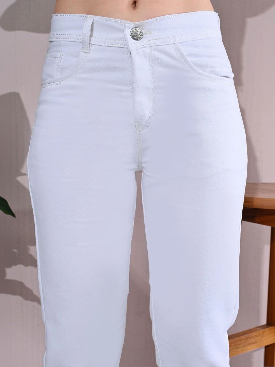 Encrypt Women Classic Regular Fit Mid-Rise Stretchable Jeans thumbnail 3