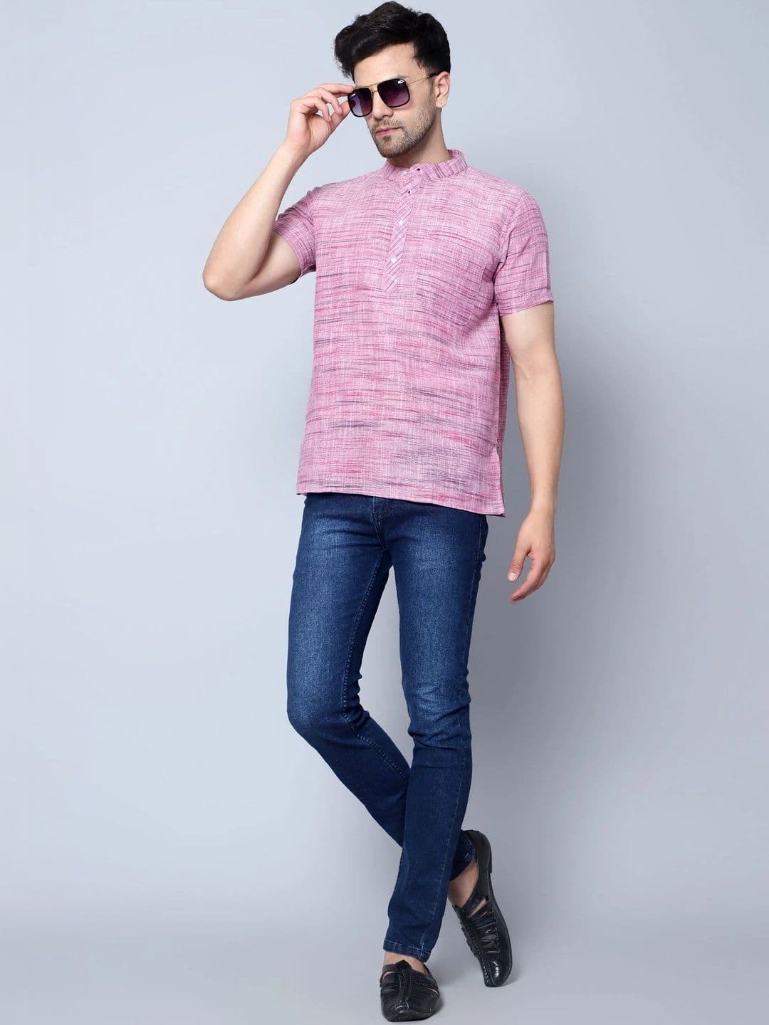 Latest Chikan Garments Men Khadi Kurta thumbnail 6