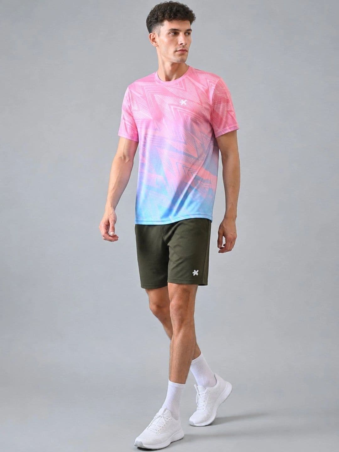 HRX by Hrithik Roshan Men Printed Dri-FIT T-shirt thumbnail 4