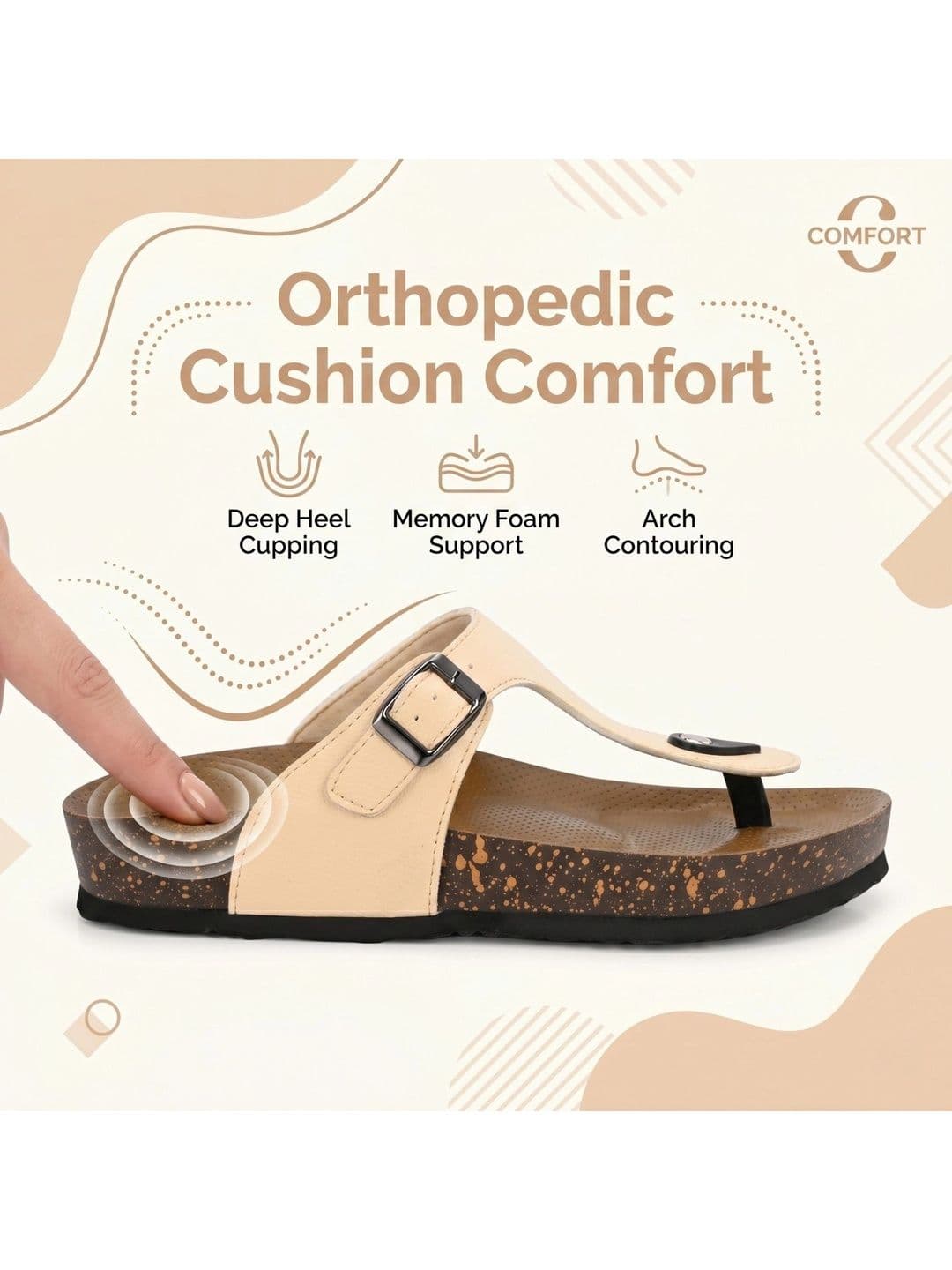 BINUTOP Men Comfort Sandals thumbnail 2