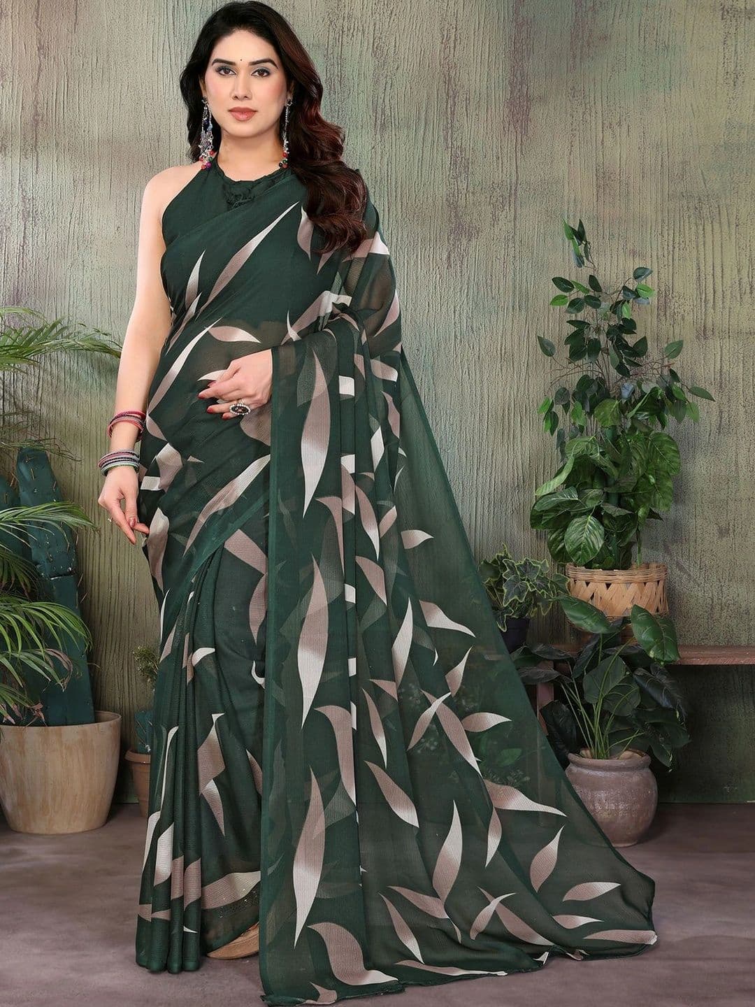 ANIRAV Pure Georgette Saree - view 1
