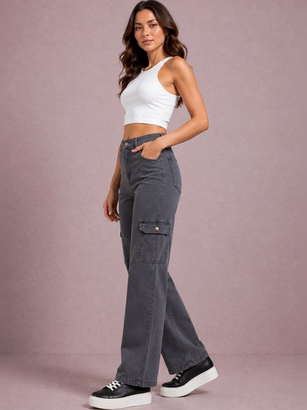 all about you Women Relaxed Fit Mid-Rise Stretchable Jeans thumbnail 3