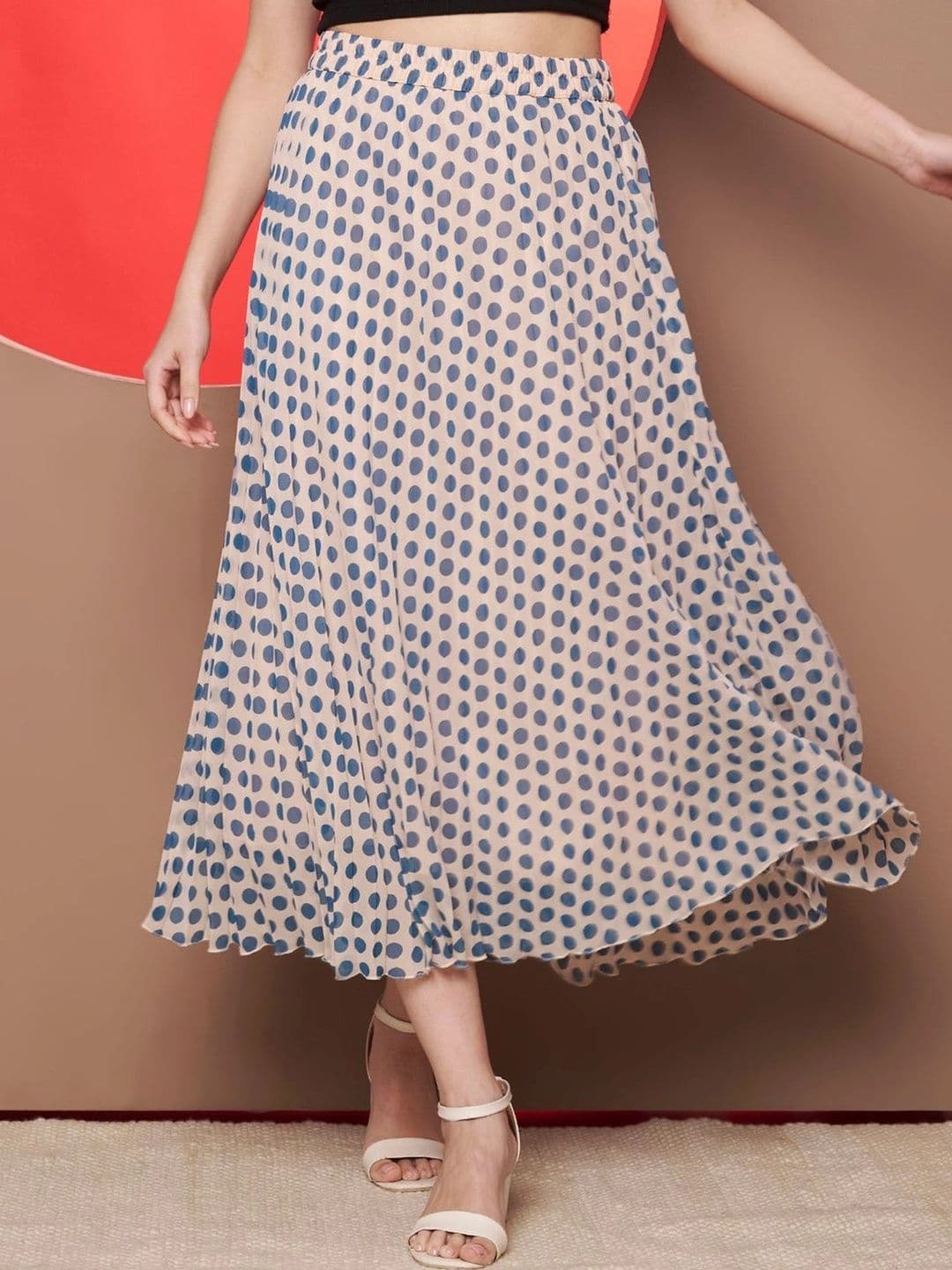 CORSICA Women Geometric Midi Flared Skirt - view 1