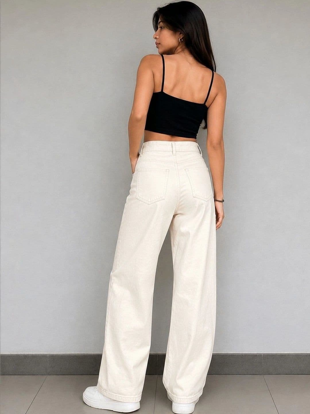 NINEX DENIMS Women Wide Leg High-Rise Jeans thumbnail 3