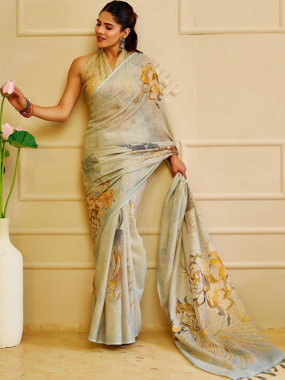 SAIYAMORI Pure Cotton Saree thumbnail 6