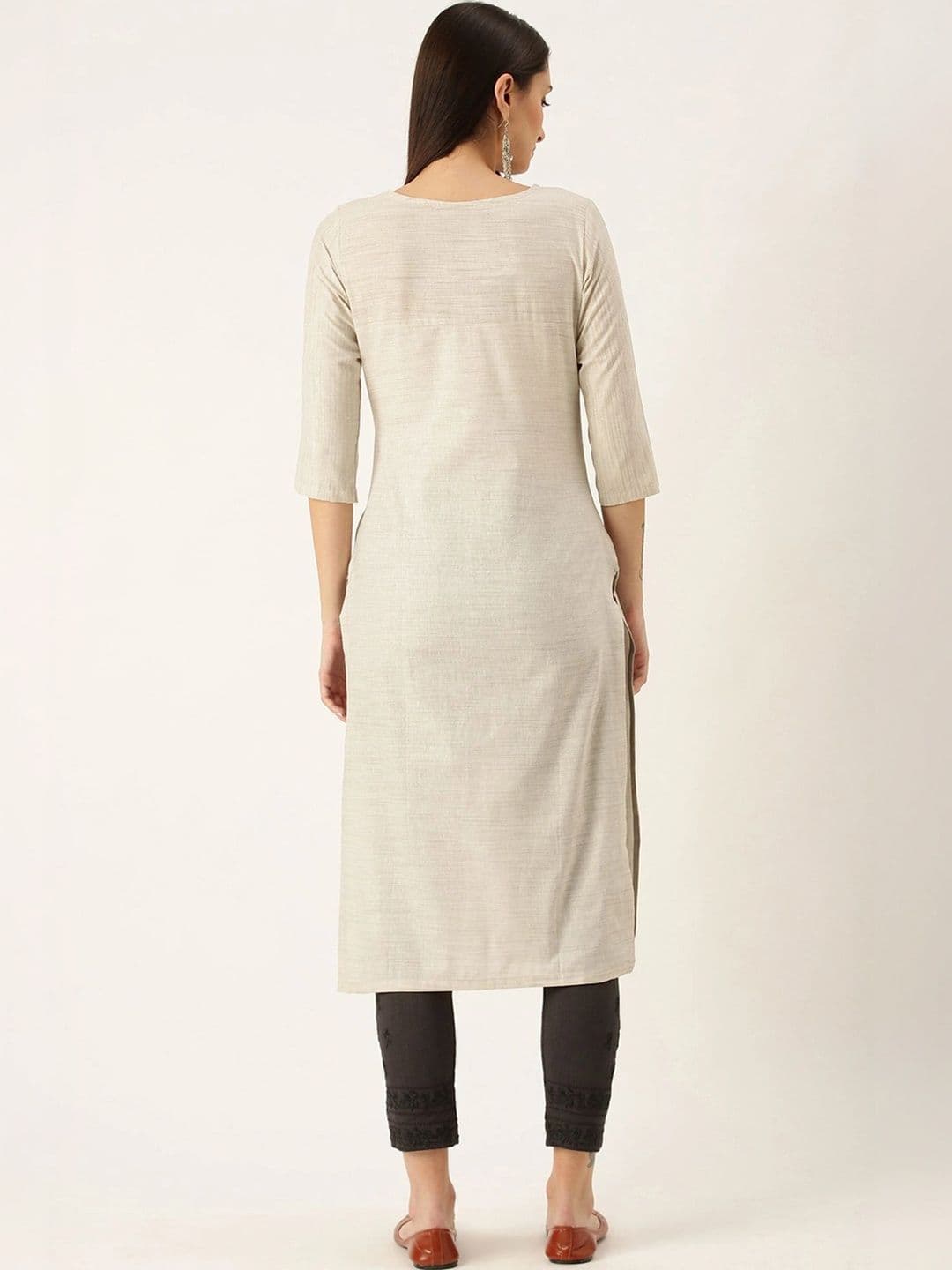 Anouk X fwd Women Regular Straight Kurta thumbnail 4