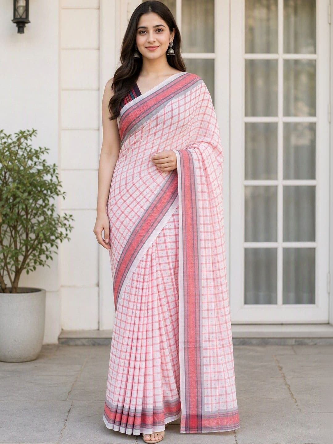 Saatika Chanderi Saree - view 1