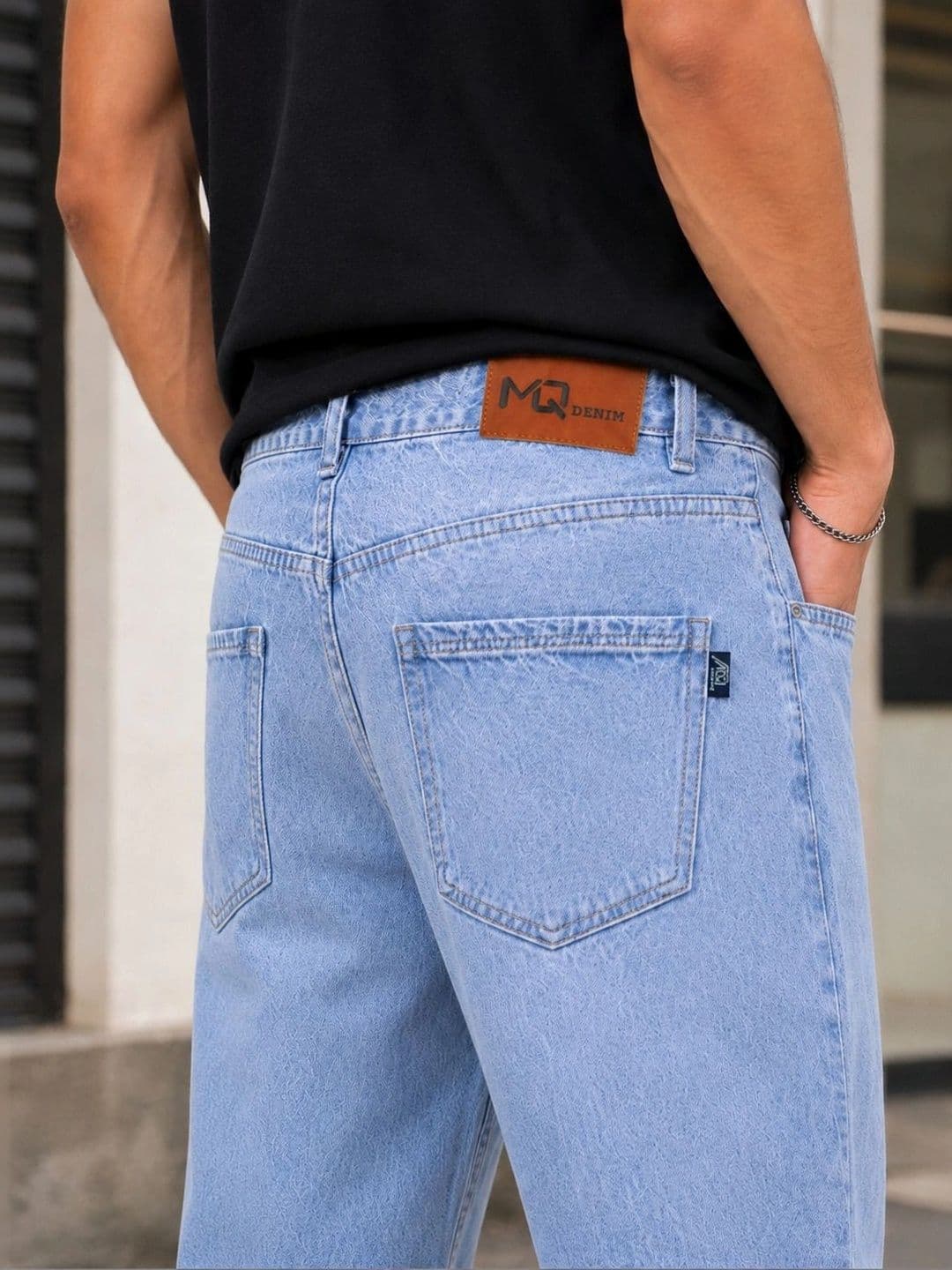 MQ Denim Men Straight Fit Mid-Rise Jeans thumbnail 3